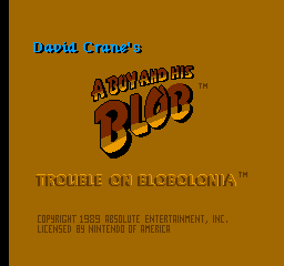 A Boy and His Blob Trouble on Blobolonia - NES