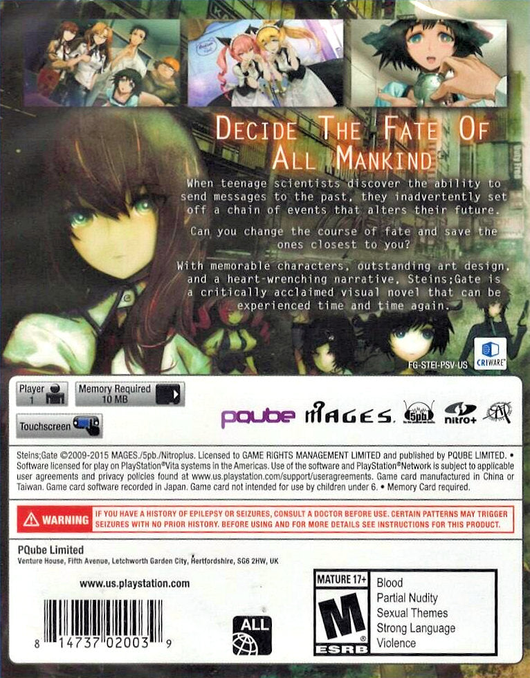 Steins Gate - Playstation Vita