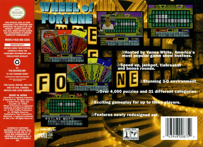 Wheel of Fortune - Nintendo 64 - Retro Island Gaming