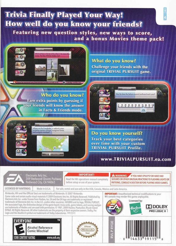 Trivial Pursuit - Wii - Retro Island Gaming