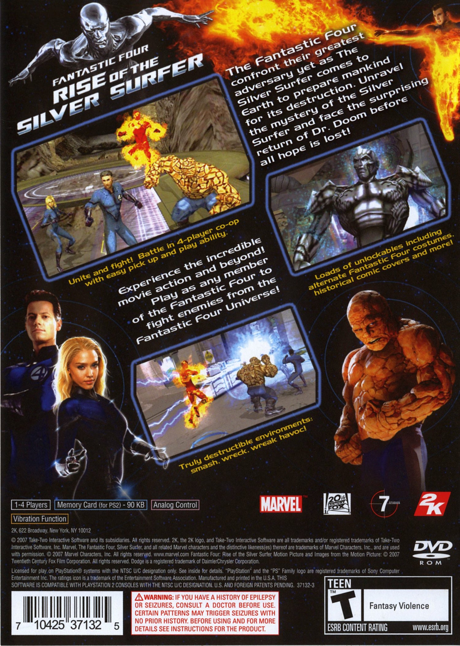 Fantastic Four: Rise of the Silver Surfer - Playstation 2