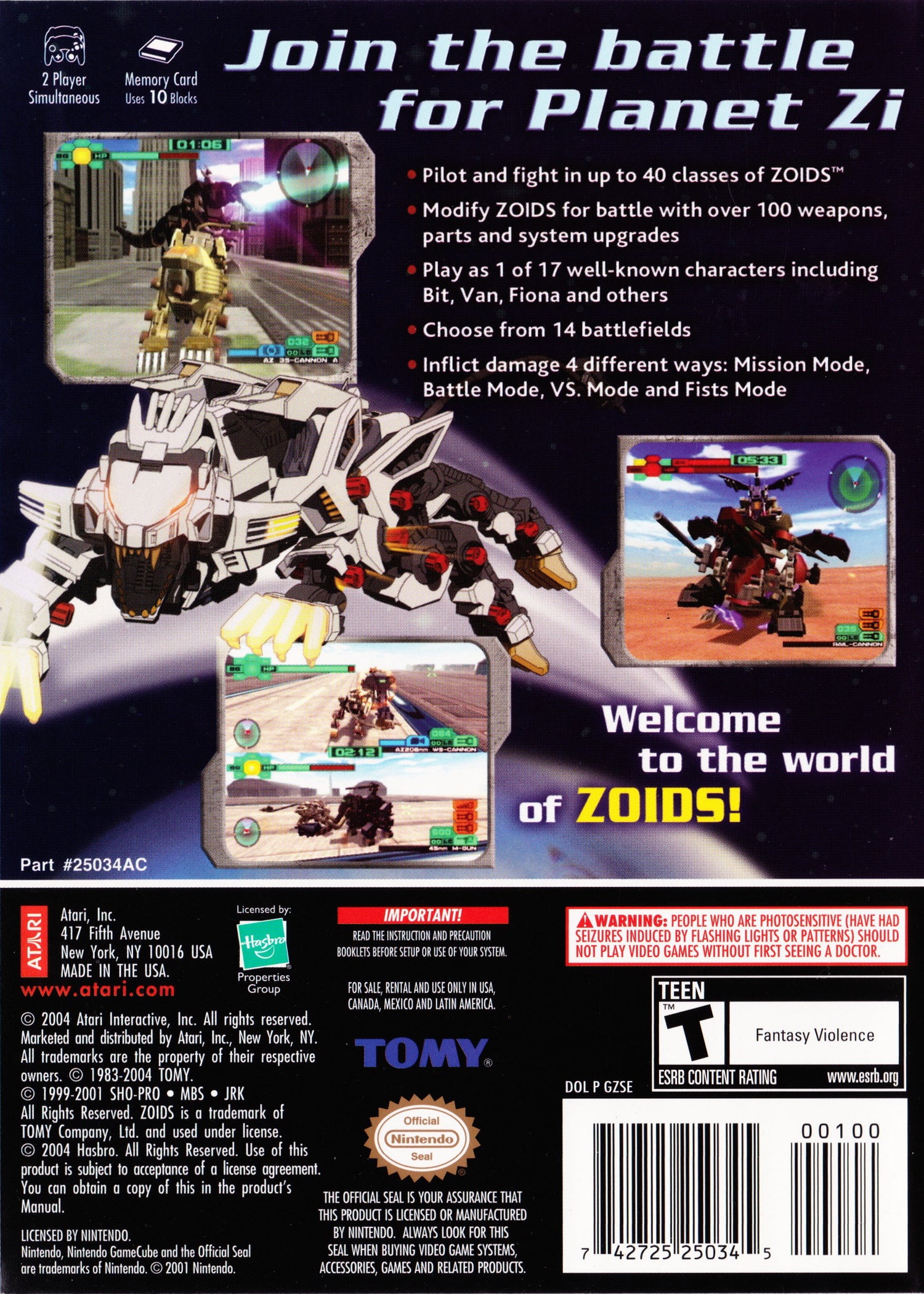 Zoids Battle Legends - Gamecube