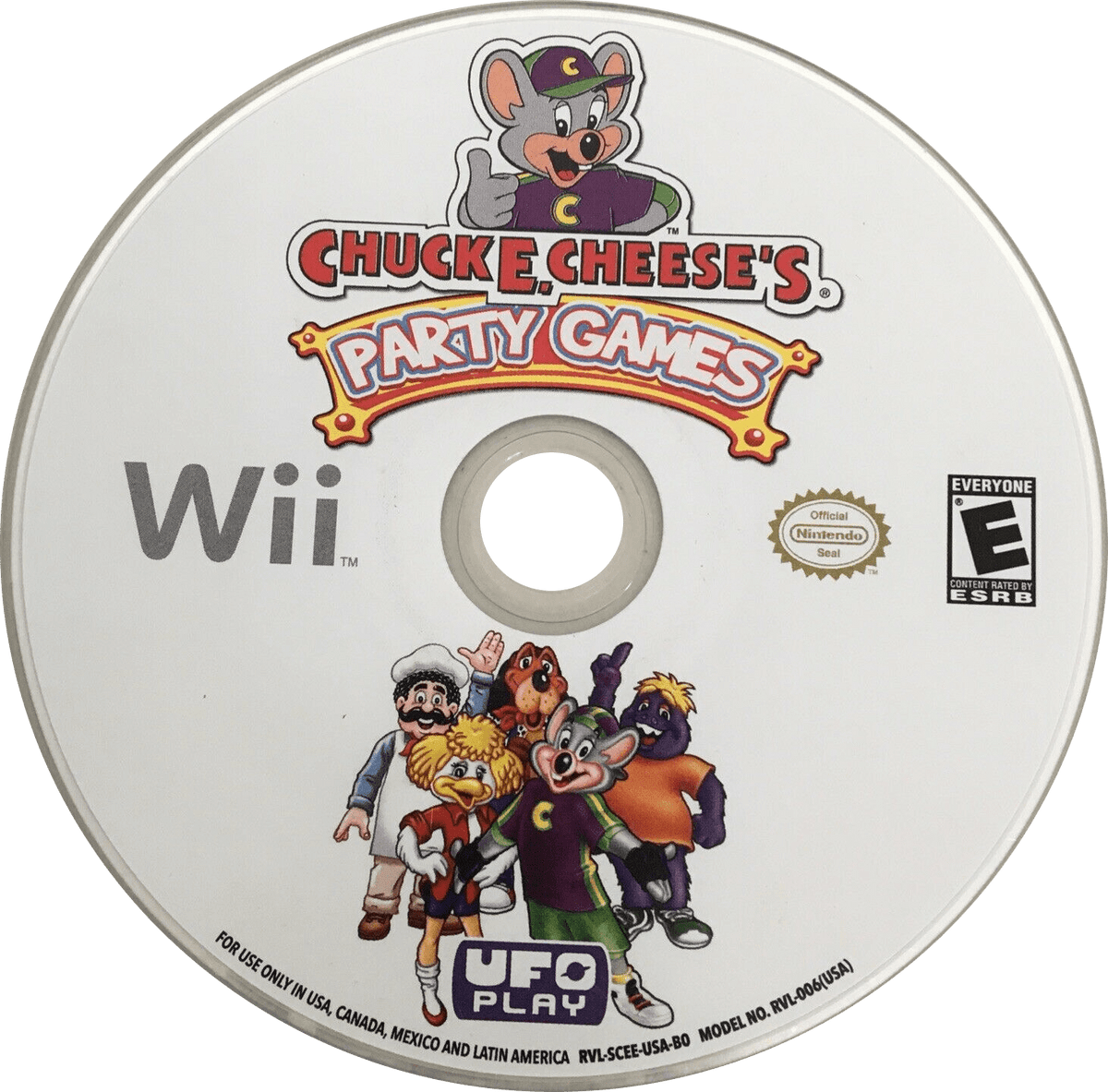 Chuck E Cheese's Party Games - Wii