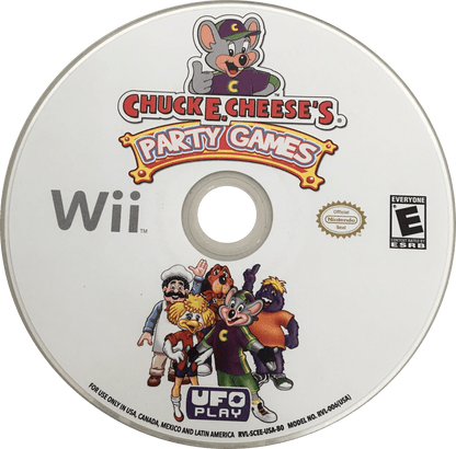 Chuck E Cheese's Party Games - Wii