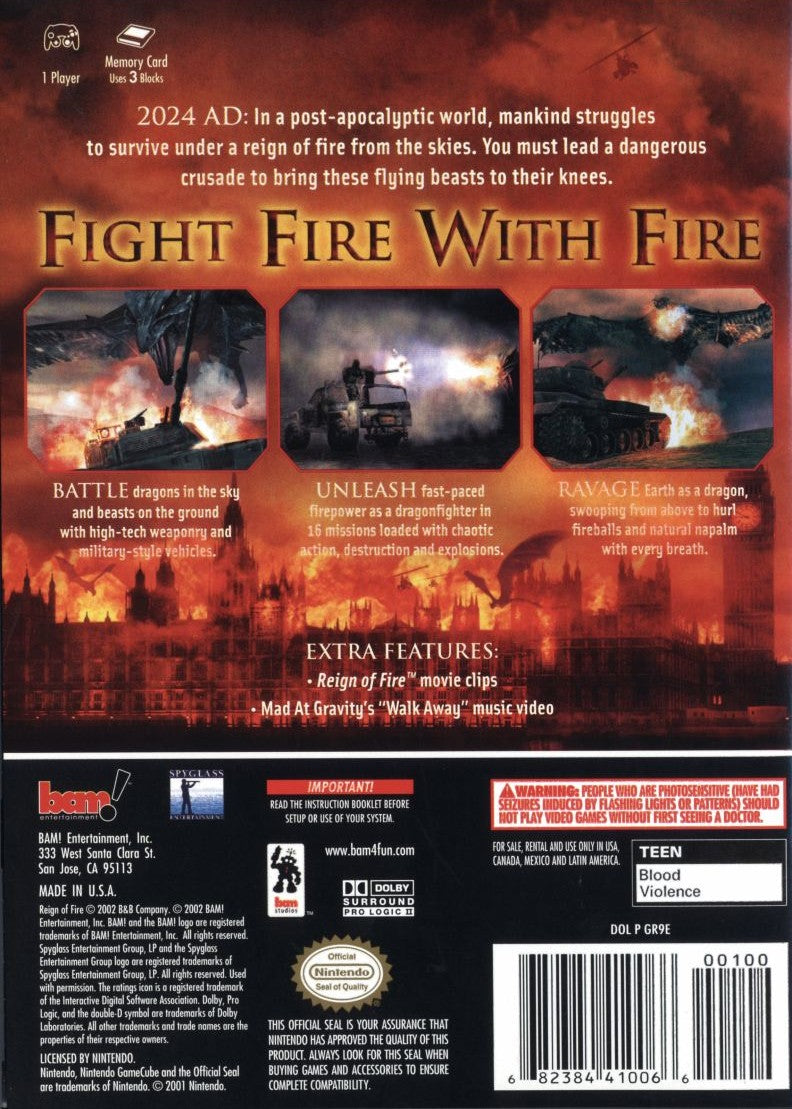 Reign of Fire - Gamecube