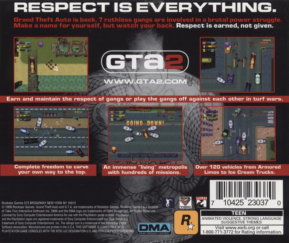 Grand Theft Auto 2 [Greatest Hits] - Playstation