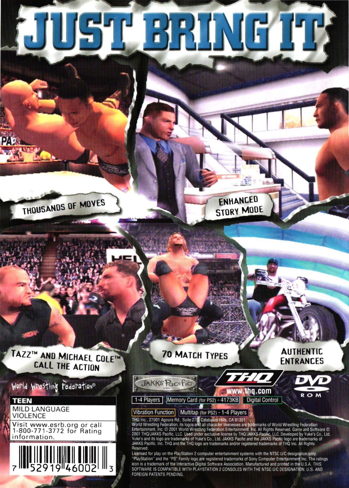 WWF Smackdown Just Bring It - Playstation 2 - Retro Island Gaming