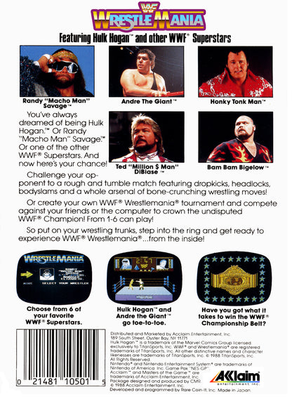 WWF Wrestlemania - NES - Retro Island Gaming