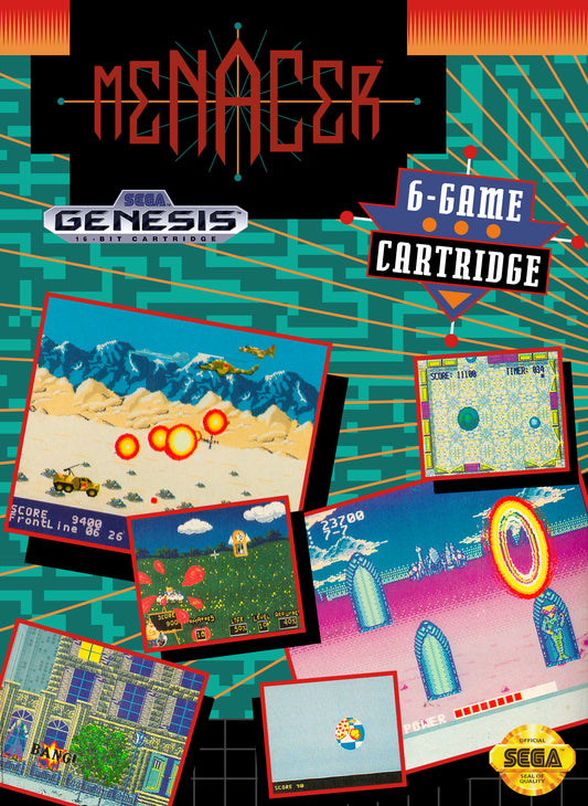 Menacer: 6-Game Cartridge - Sega Genesis - Retro Island Gaming