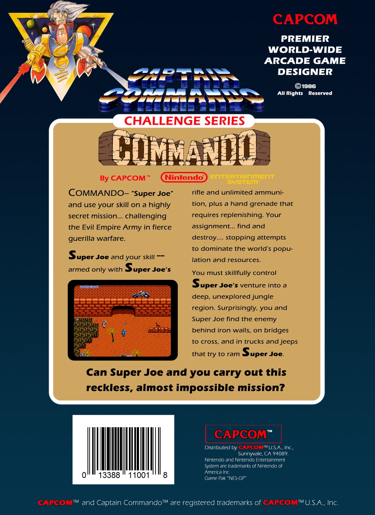 Commando [5 Screw] - NES