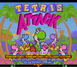 Tetris Attack - Super Nintendo