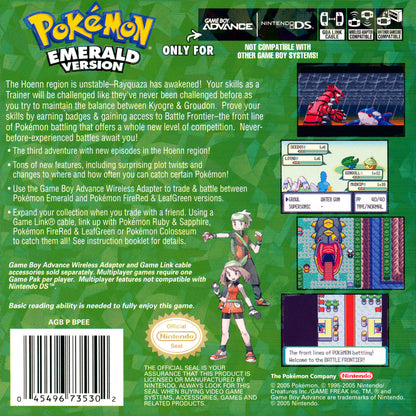 Pokemon Emerald - GameBoy Advance