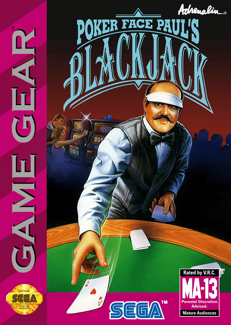 Poker Face Paul's Blackjack - Sega Game Gear