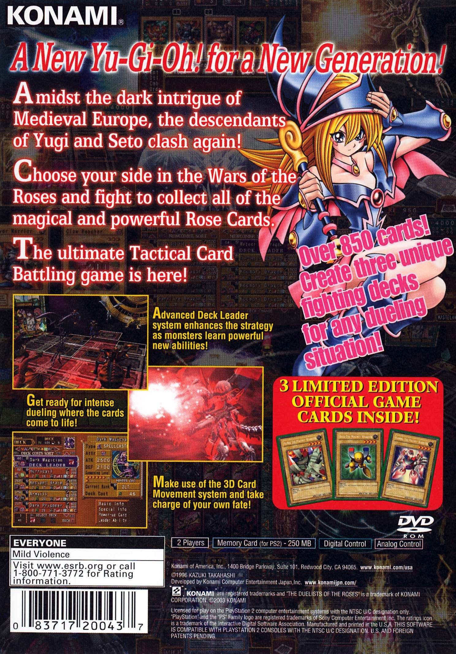 Yu-Gi-Oh Duelists of the Roses - Playstation 2