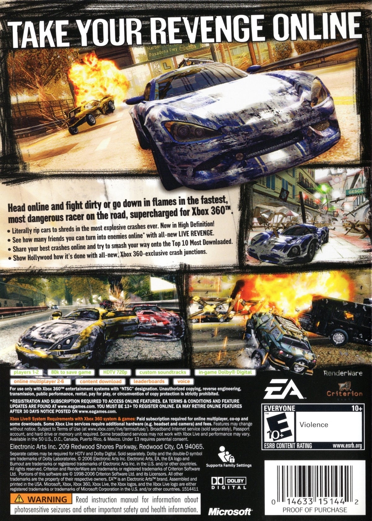 Burnout Revenge - Xbox 360 - Retro Island Gaming