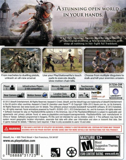 Assassin's Creed III: Liberation - Playstation Vita - Retro Island Gaming