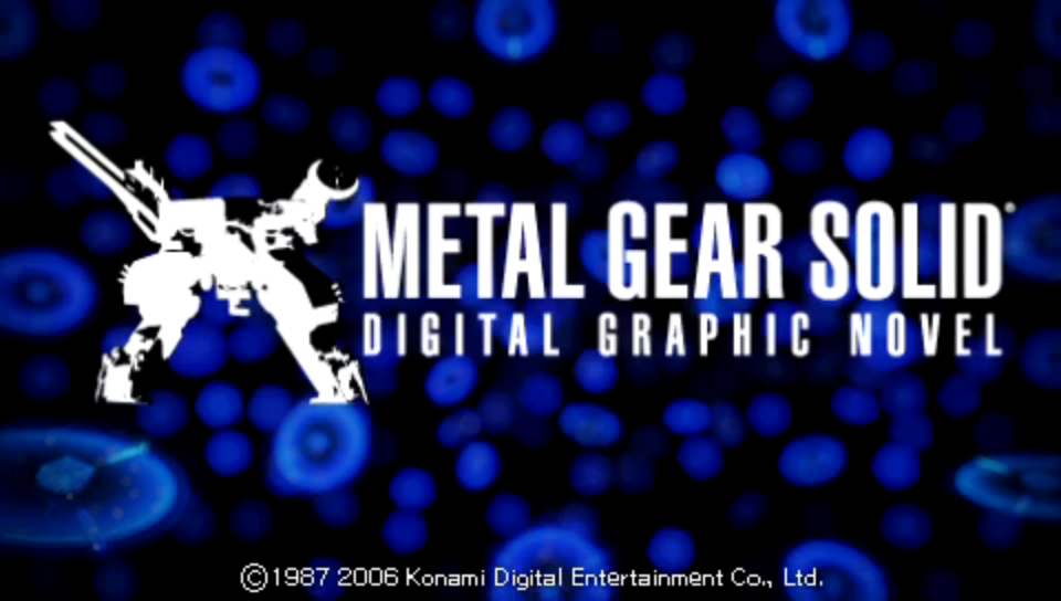 Metal Gear Solid Digital Graphic Novel - PSP