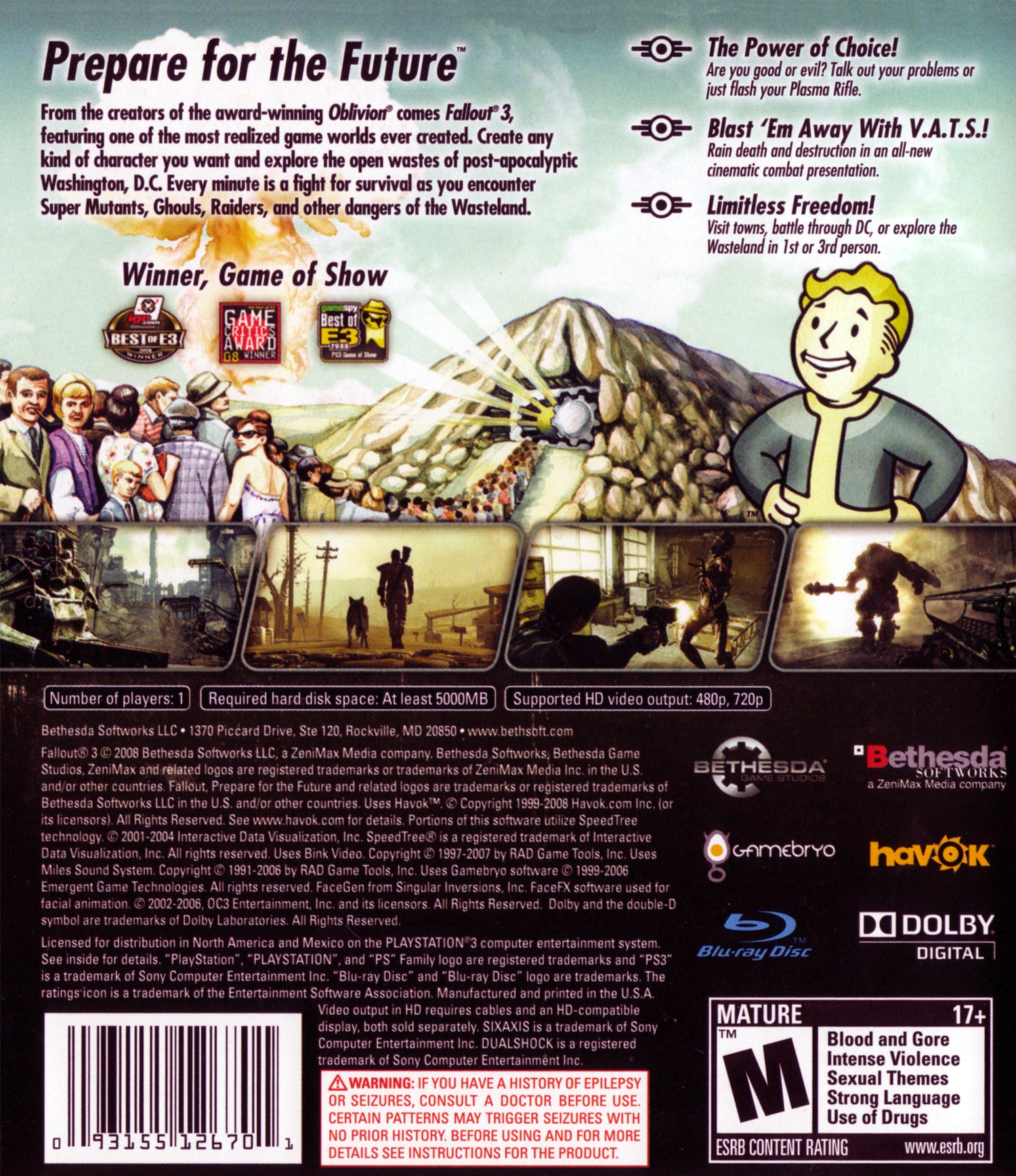 Fallout 3 [Greatest Hits] - Playstation 3