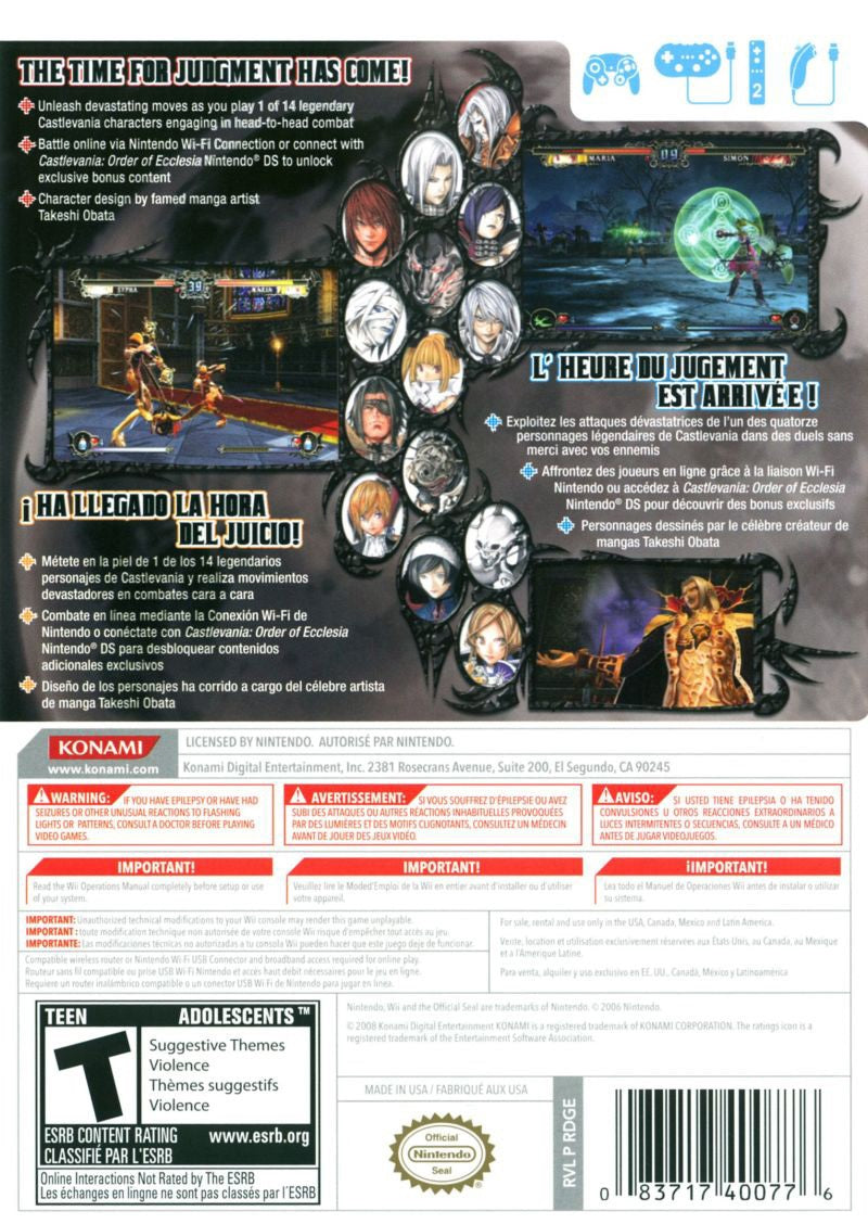 Castlevania Judgment - Wii - Retro Island Gaming