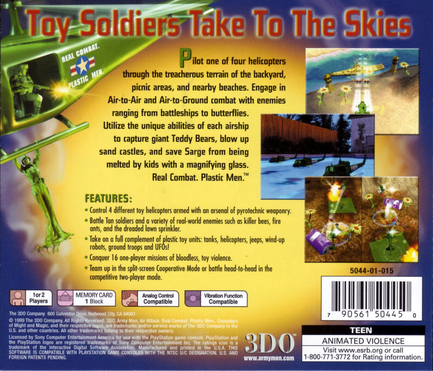 Army Men Air Attack - Playstation
