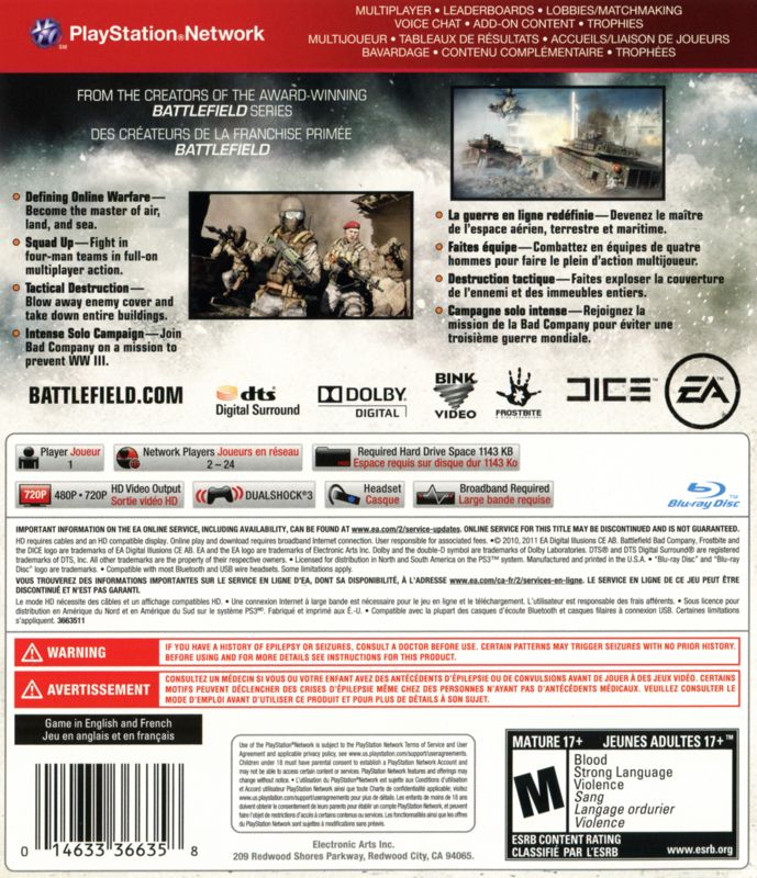 Battlefield: Bad Company 2 [Greatest Hits] - Playstation 3