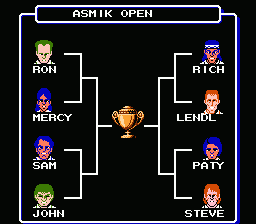 Top Players Tennis - NES