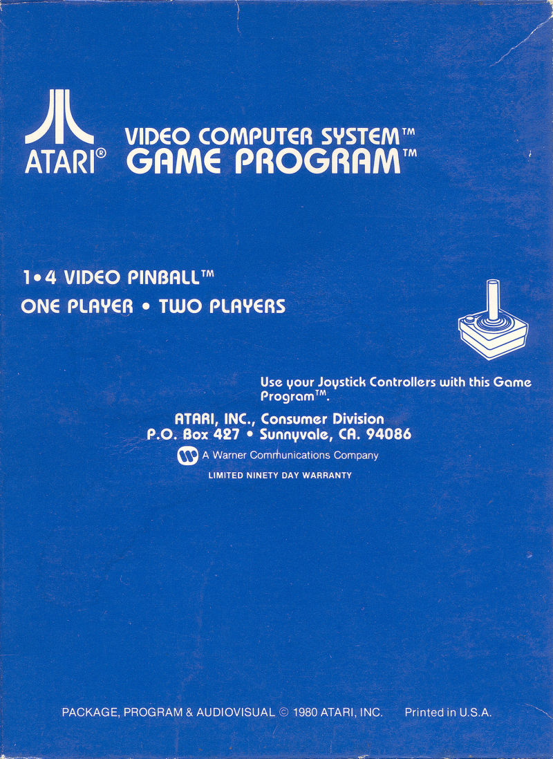 Video Pinball - Atari 2600