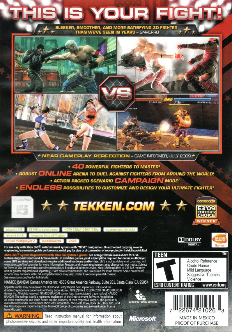 Tekken 6 - Xbox 360