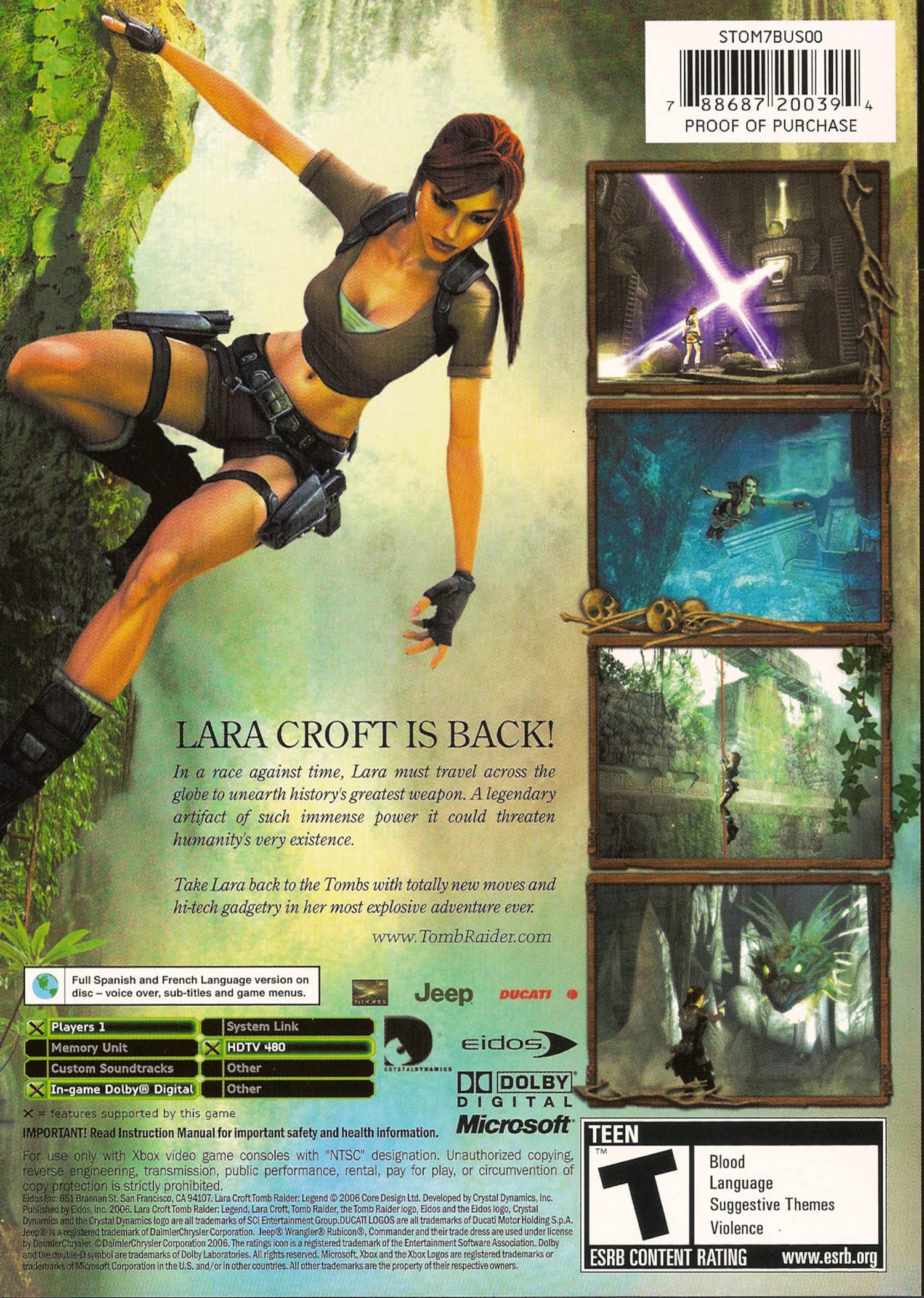 Tomb Raider Legend - Xbox