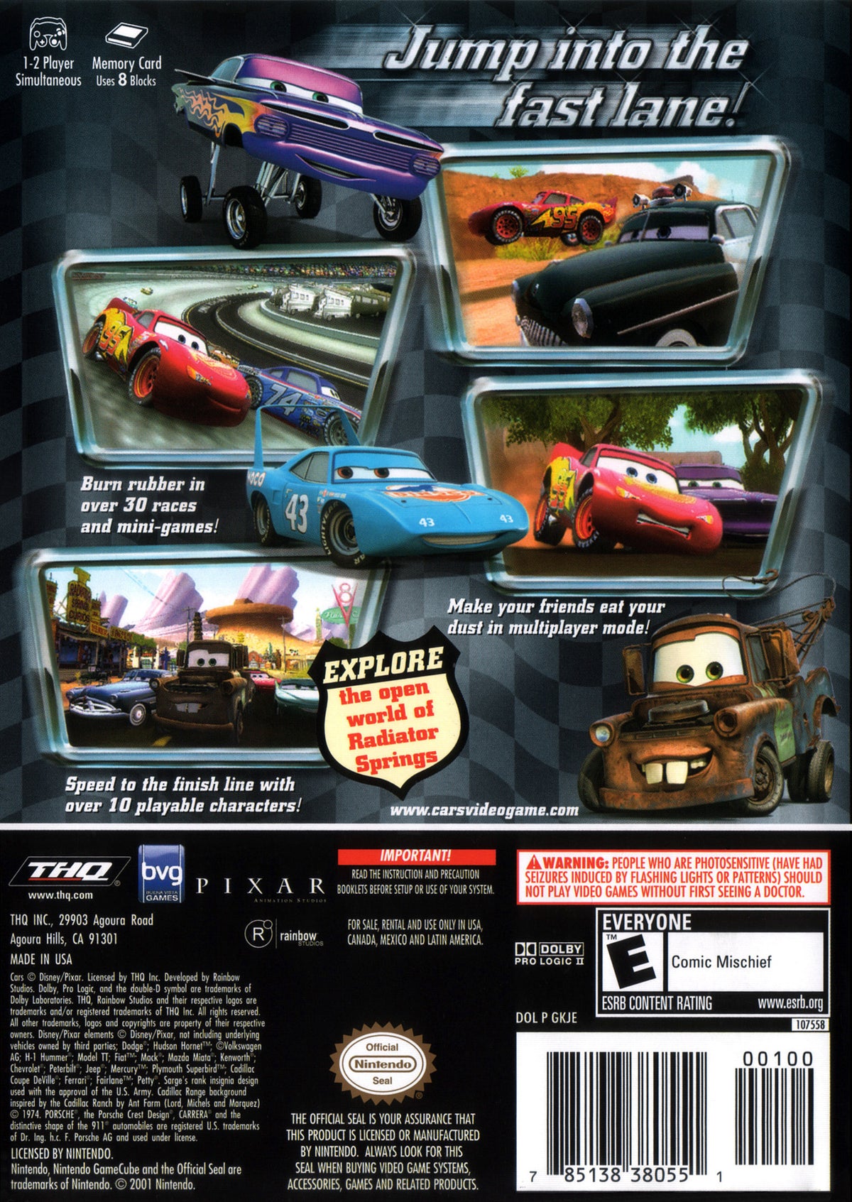 Cars - Gamecube - Retro Island Gaming