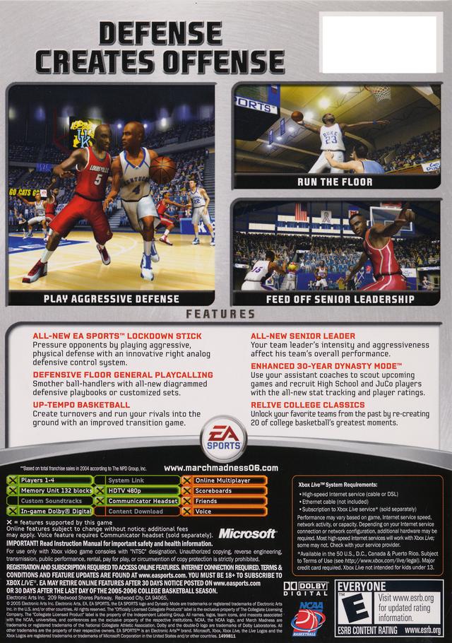 NCAA March Madness 2006 - Xbox