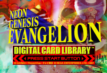 Neon Genesis Evangelion Digital Card Library - JP Sega Saturn