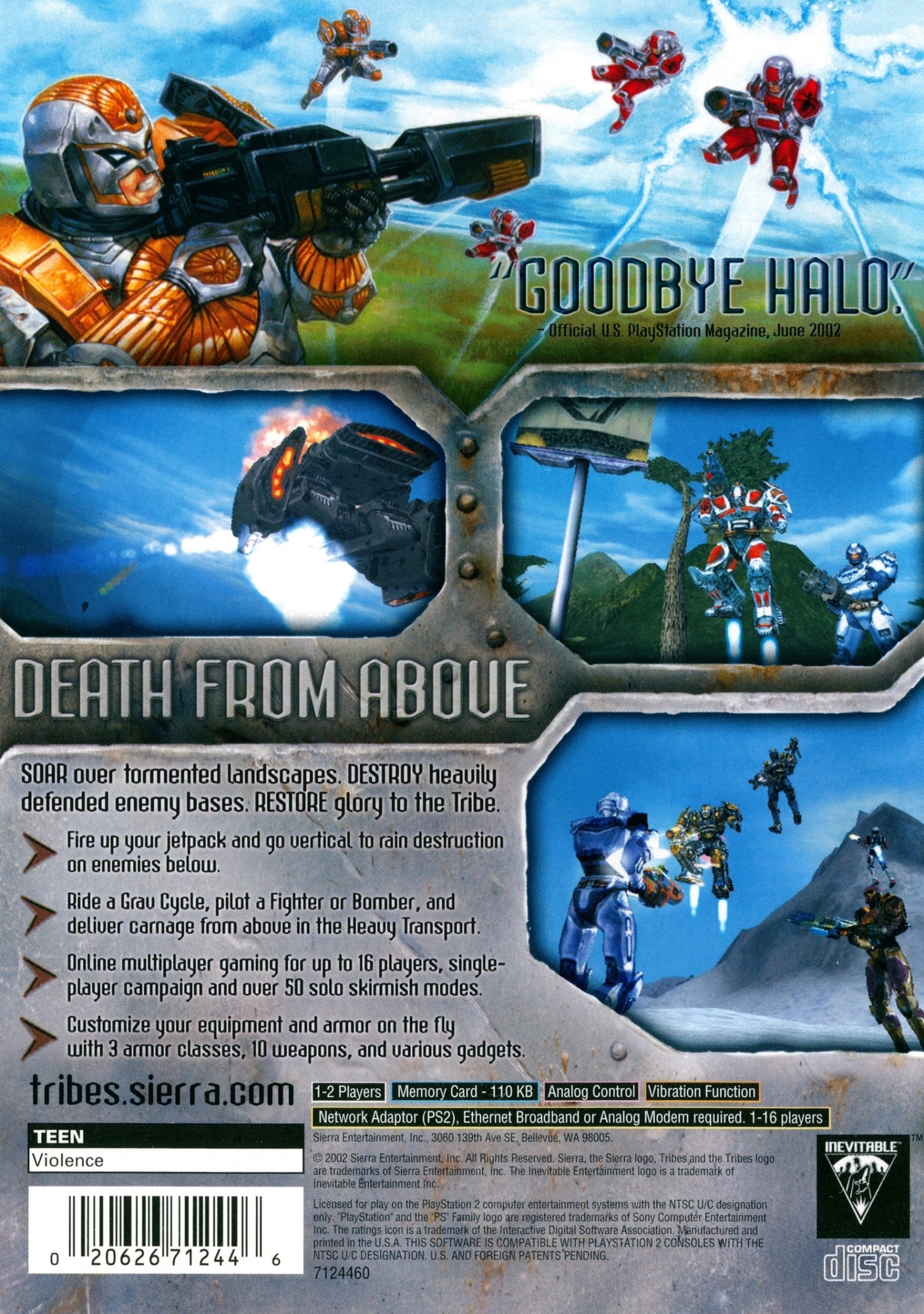 TRIBES Aerial Assault - Playstation 2