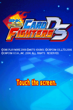 SNK vs. Capcom Card Fighters - Nintendo DS