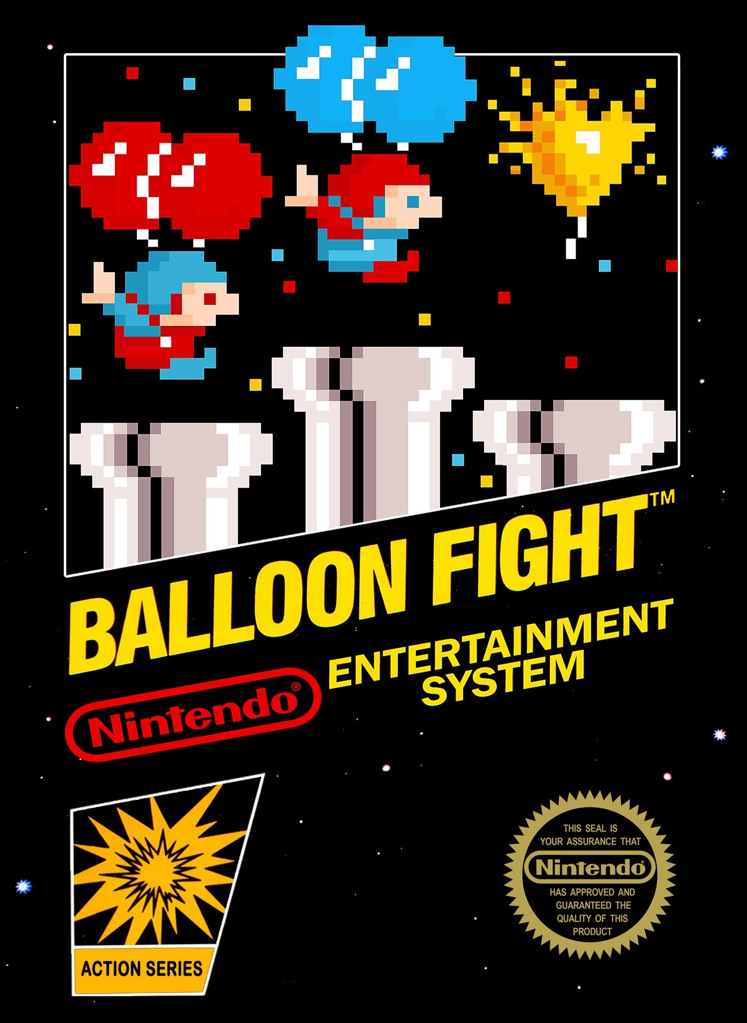 Balloon Fight [5 Screw] - NES
