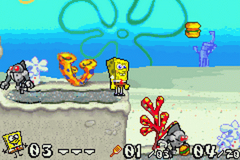 SpongeBob SquarePants Battle for Bikini Bottom - GameBoy Advance