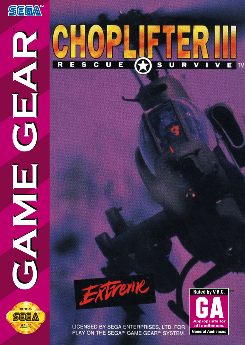 Choplifter III - Sega Game Gear