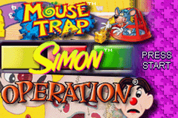 Mouse Trap / Operation / Simon - GameBoy Advance