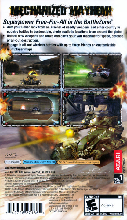 BattleZone - PSP - Retro Island Gaming