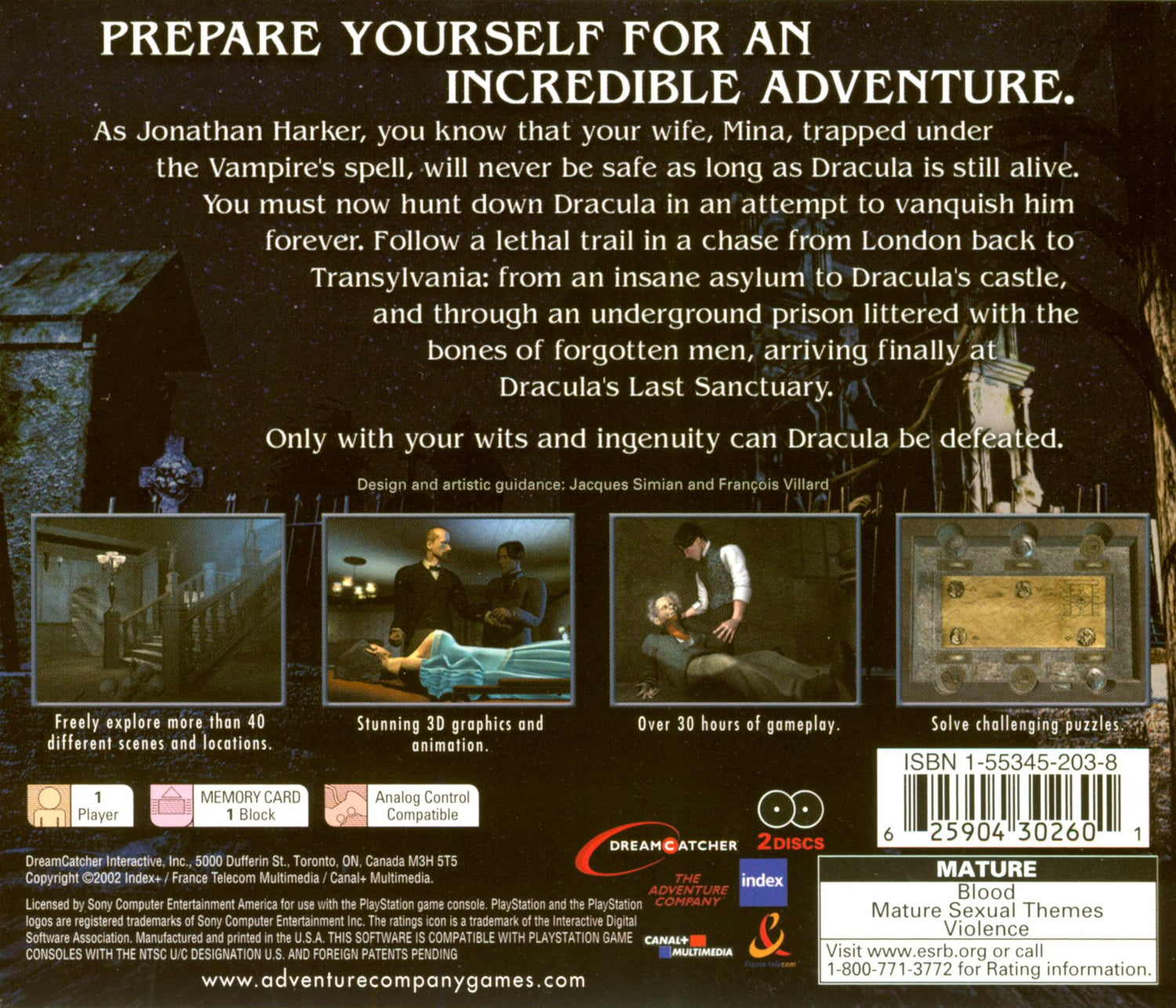 Dracula the Last Sanctuary - Playstation