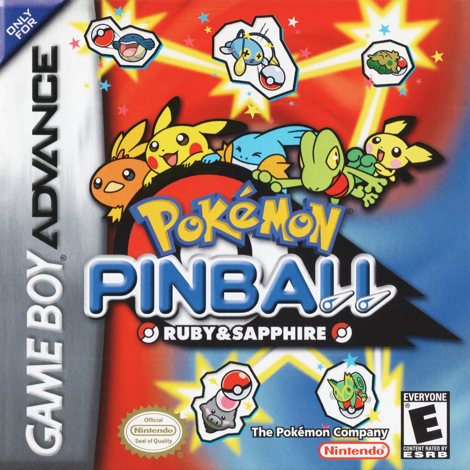 Pokemon Pinball Ruby and Sapphire - GameBoy Advance