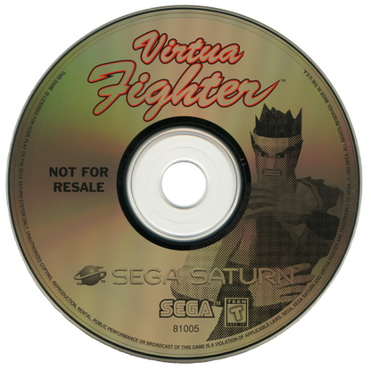 Virtua Fighter [Not For Resale] - Sega Saturn