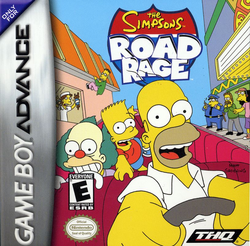 The Simpsons Road Rage - GameBoy Advance