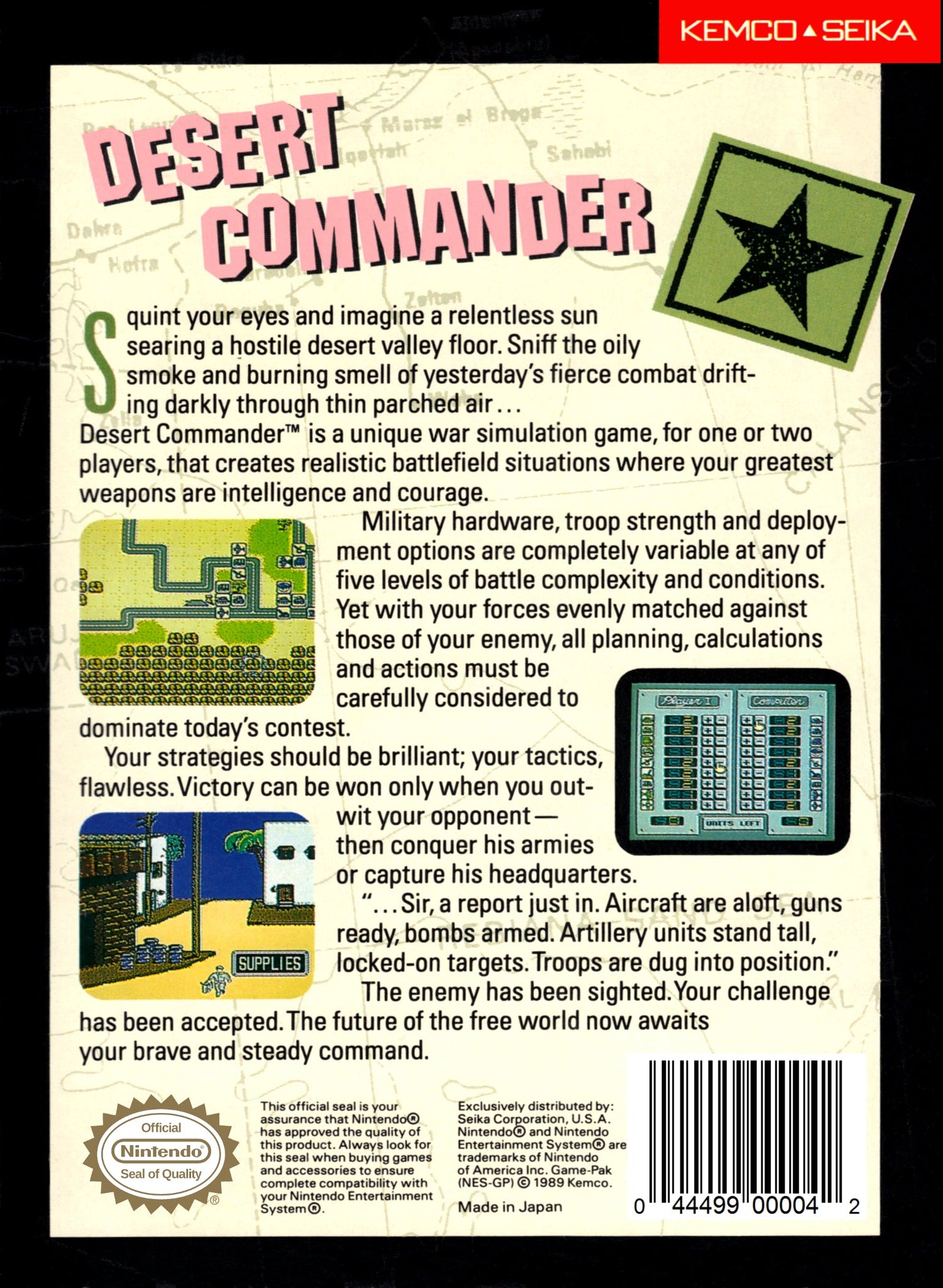 Desert Commander - NES - Retro Island Gaming