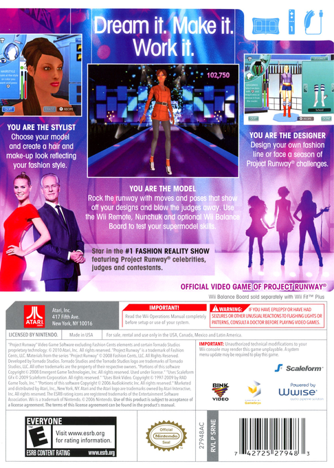 Project Runway - Wii