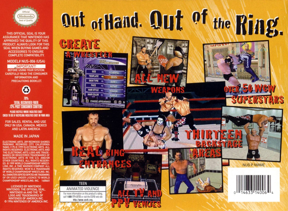 WCW Mayhem - Nintendo 64 - Retro Island Gaming