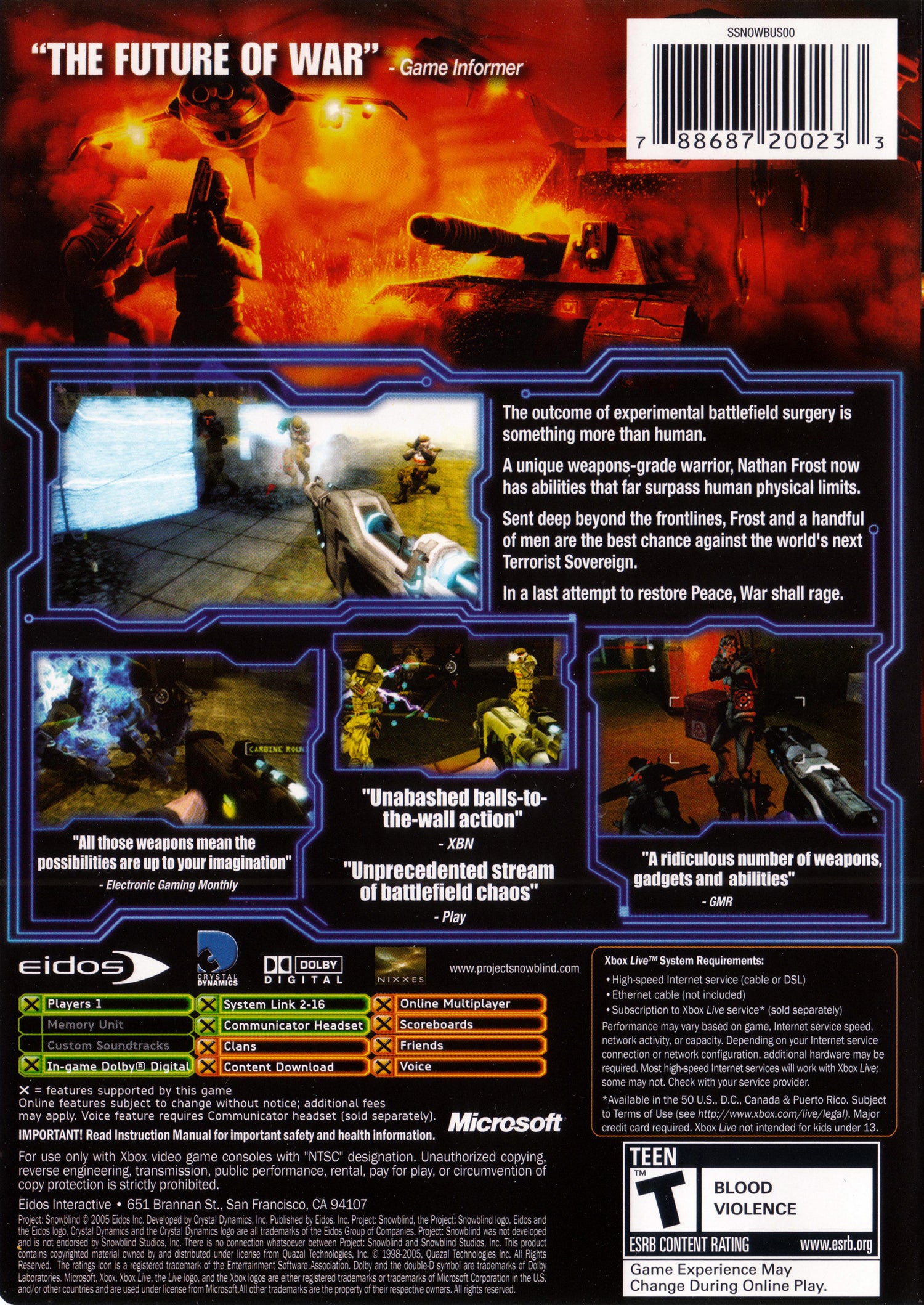 Project Snowblind - Xbox