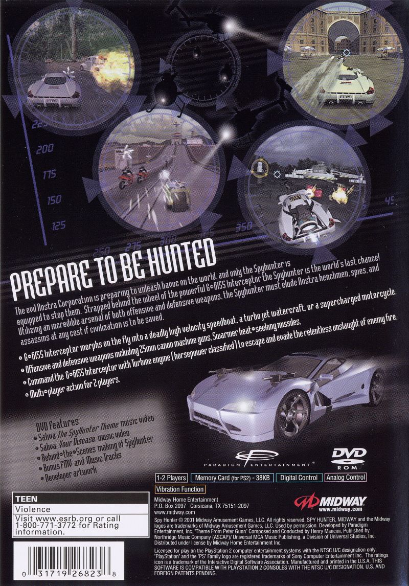 Spy Hunter - Playstation 2