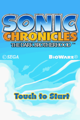 Sonic Chronicles The Dark Brotherhood - Nintendo DS