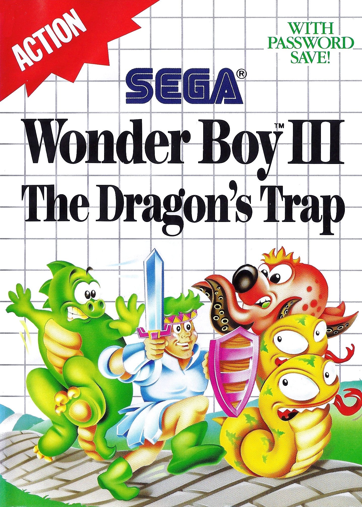 Wonder Boy III the Dragon's Trap - Sega Master System